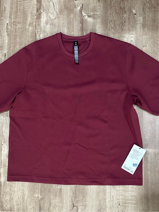 lululemon athletica Other - Lululemon grand standard short sleeve crew XXL (burgundy bay) - NWT